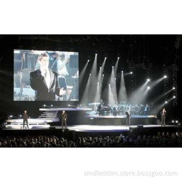 Slim cabinet rental LED screen P4.81 die casting LED stage
